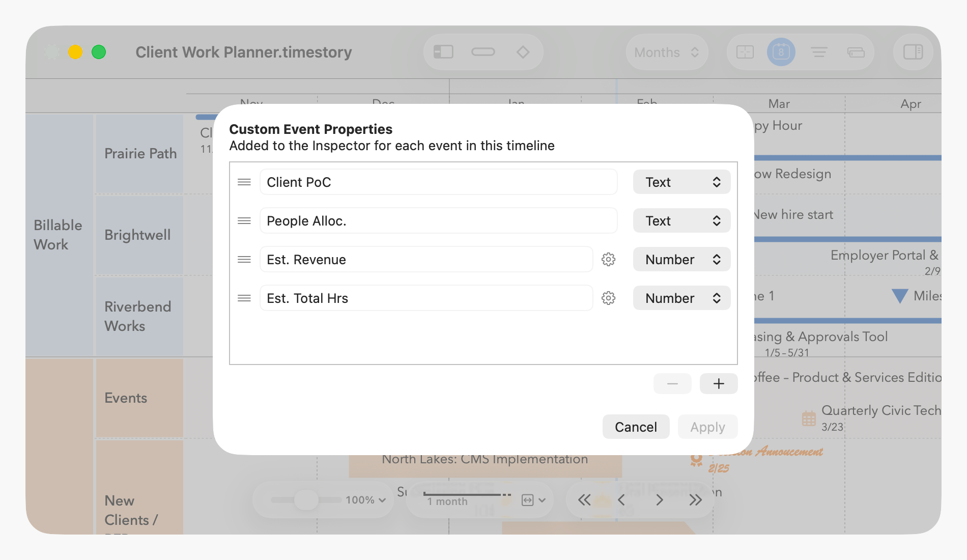 Custom Property Definitions