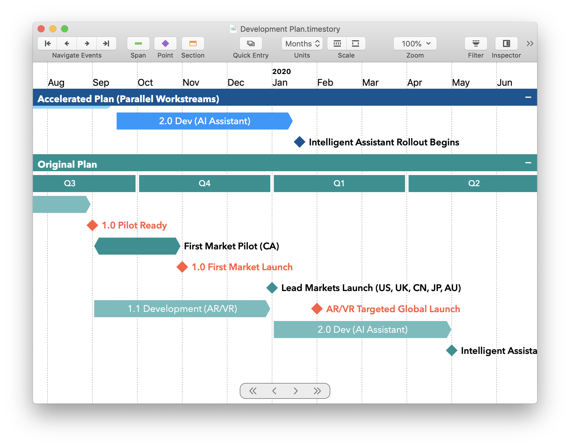 Screenshot, with new Time Scroller control